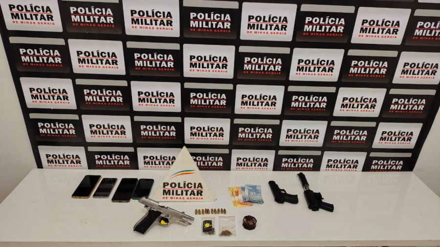 Polícia Militar apreende armas e drogas em São João Nepomuceno